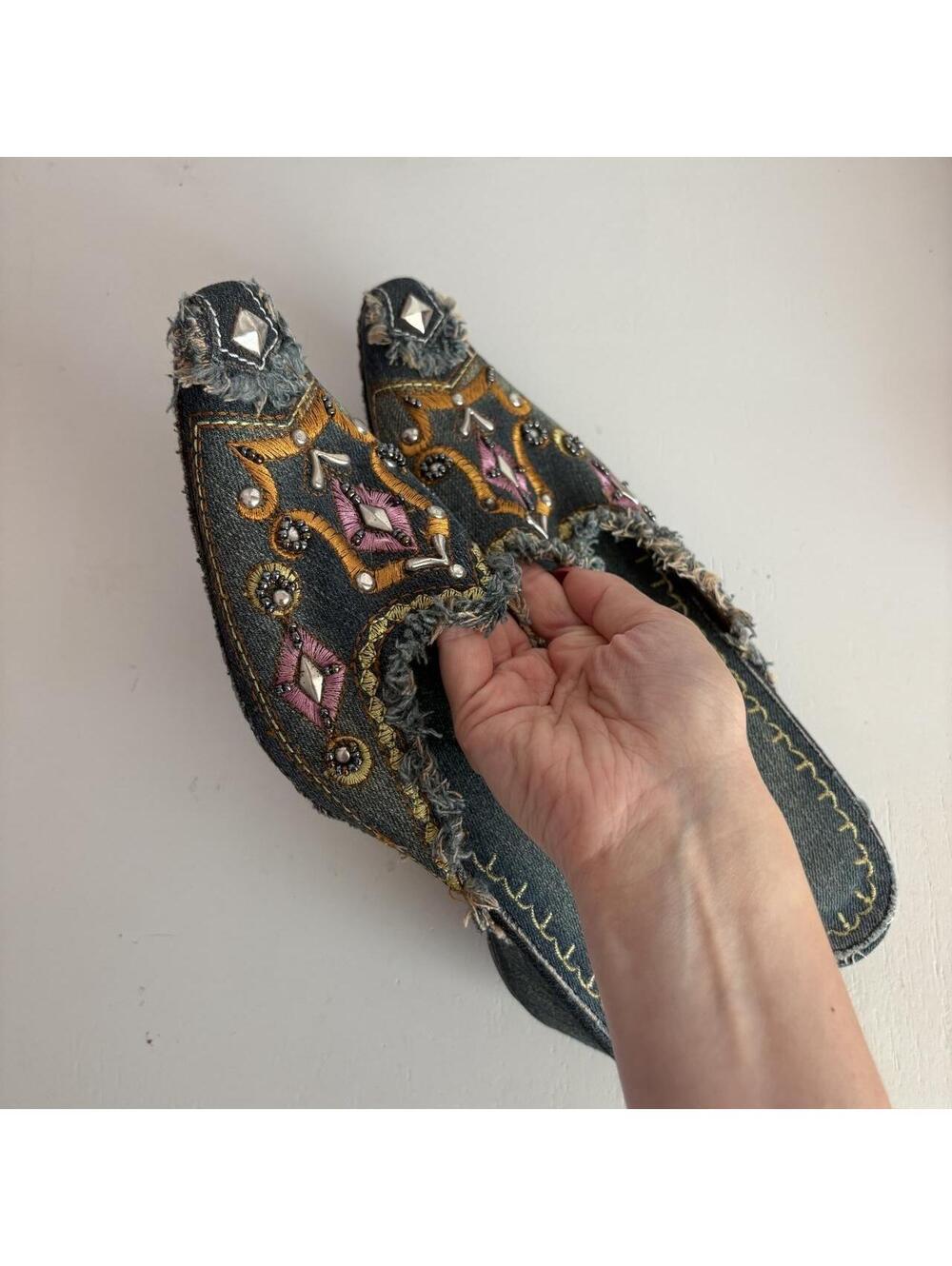 Women's Denim Mules